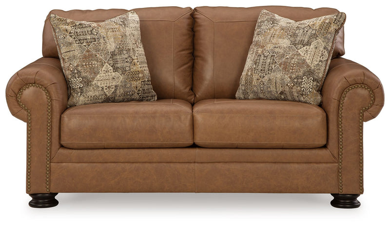Carianna - Loveseat - Caramel - R&R Furniture Gallery (Fountain Valley, CA)