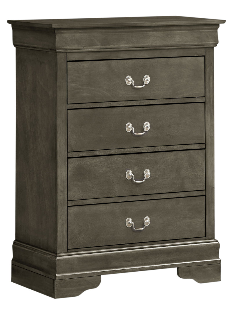 Elegant traditional style storage chest by Glory Furniture, accent chest with wooden finish and detailed design.