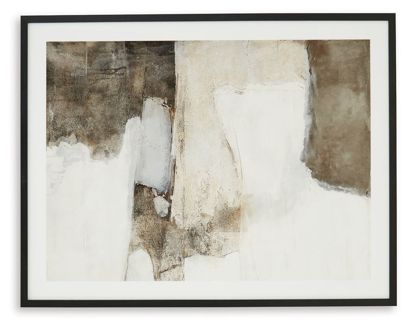 Aldricton - Wall Art - Brown / White - R&R Furniture Gallery (Fountain Valley, CA)
