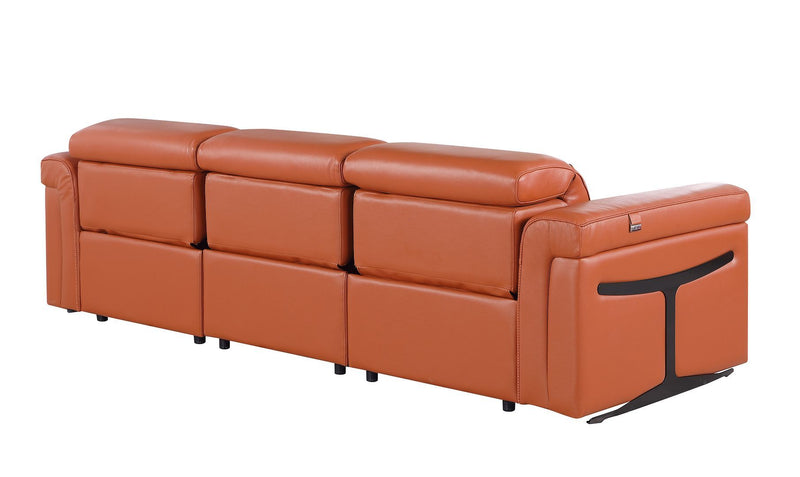 1126 - 3-Piece Modular Power Reclining Sofa In With 3 Power Recliners & Power Headrests