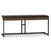 Erina - Large Desk - Rustic Natural Aged Brown - R&R Furniture Gallery (Fountain Valley, CA)