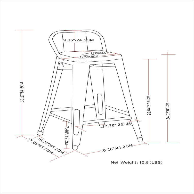 Simpli-Home Rayne multifunctional metal stool set with sleek industrial design, ideal for seating or decorative use in modern interiors.