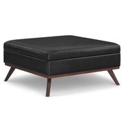 Owen - Multifunctional Square Coffee Table Storage Ottoman - R&R Furniture Gallery (Fountain Valley, CA)