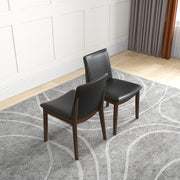 Laura - Mid-Century Modern Solid Wood Dining Chair (Set of 2) - R&R Furniture Gallery (Fountain Valley, CA)