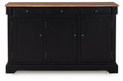 Wildenauer - Dining Room Buffet - Brown / Black - R&R Furniture Gallery (Fountain Valley, CA)