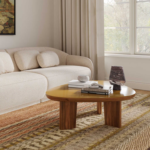 Oani - Triangular Coffee Table - Natural - R&R Furniture Gallery (Fountain Valley, CA)