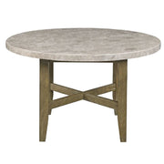 Karsen - Dining Table With Marble Top - Natural Marble Top & Rustic Oak - R&R Furniture Gallery (Fountain Valley, CA)