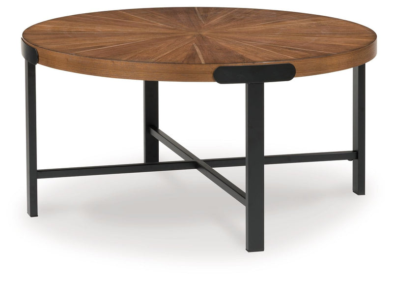 Crosstrail - Occasional Table Set (Set of 3) - Brown - R&R Furniture Gallery (Fountain Valley, CA)