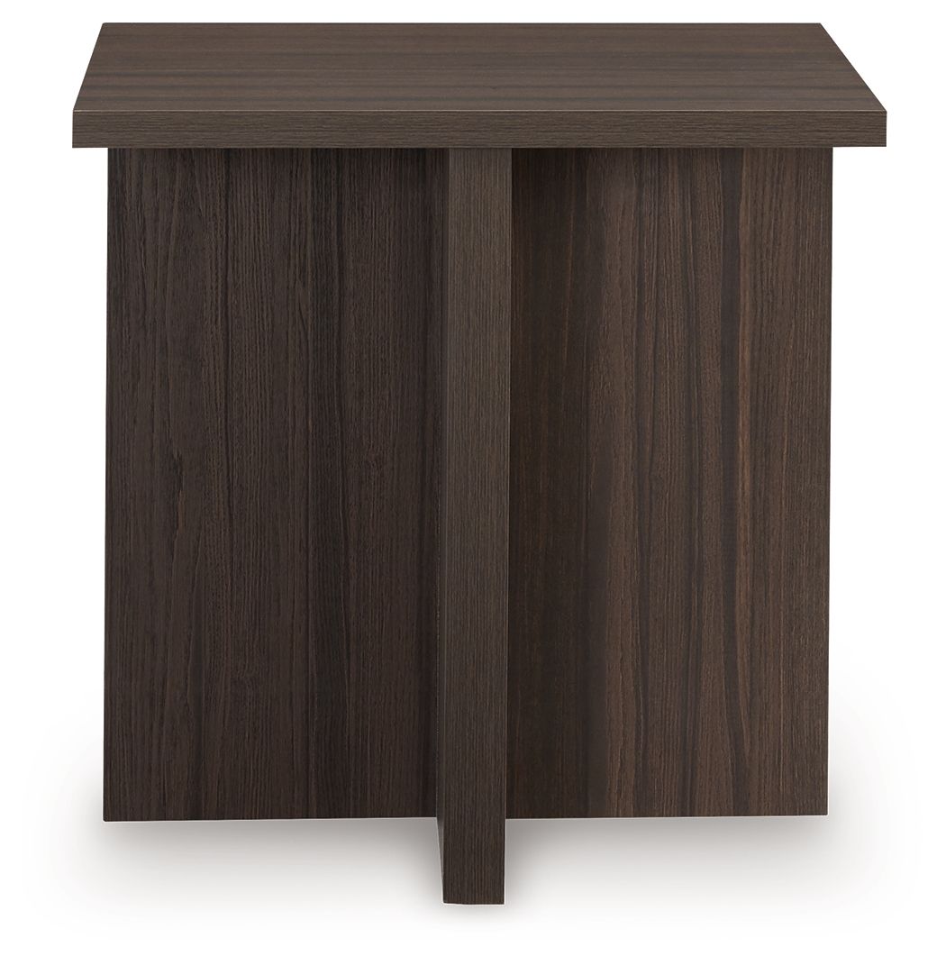 Zendex - Occasional Table Set (Set of 2) - Brown - R&R Furniture Gallery (Fountain Valley, CA)