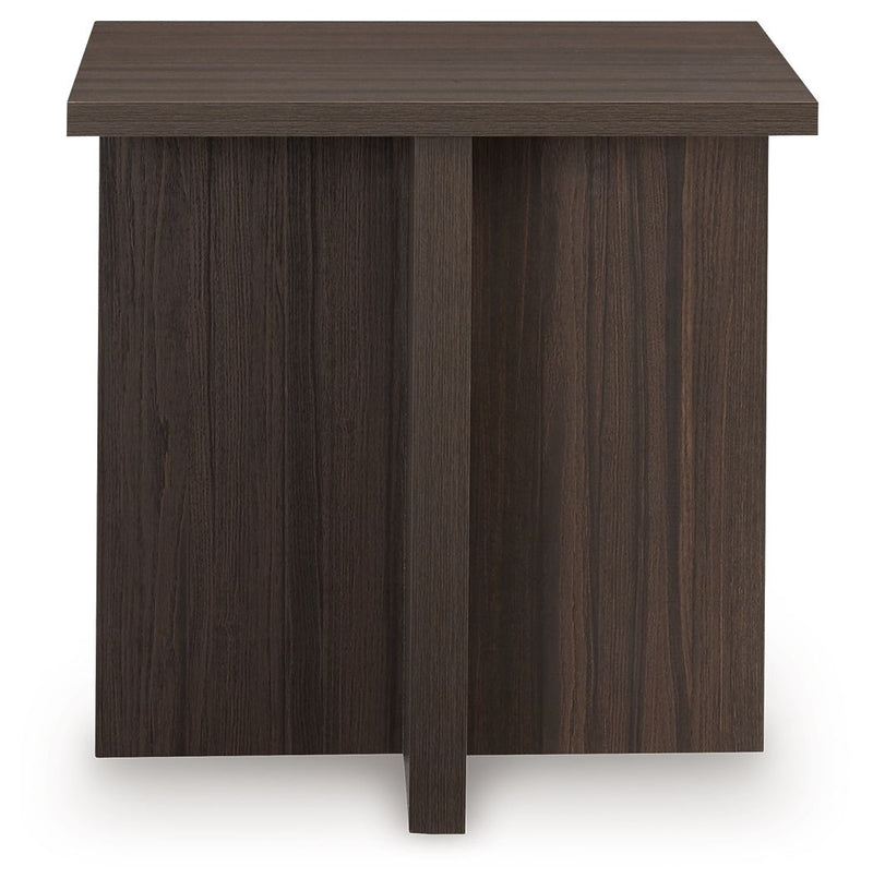 Zendex - Occasional Table Set (Set of 2) - Brown - R&R Furniture Gallery (Fountain Valley, CA)