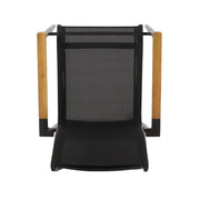 Barrister - Dining Chair (Set of 2) - Black / Natural - R&R Furniture Gallery (Fountain Valley, CA)