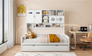 Daybed With All-In-One Cabinet And Shelf - R&R Furniture Gallery (Fountain Valley, CA)