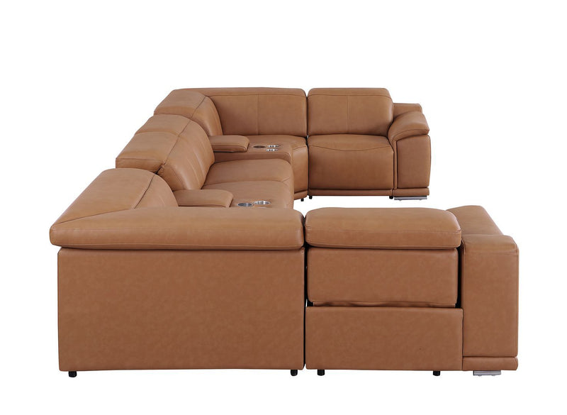 9762 - 8-Piece U-Shaped Sectional Sofa With 4 Power Recliner