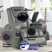Alair - Power Motion Recliner With Bluetooth, Wireless Charger & Cupholder - R&R Furniture Gallery (Fountain Valley, CA)