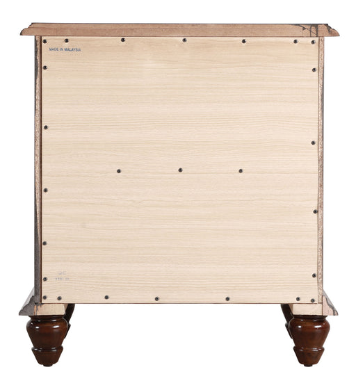 Glory Furniture Summit cappuccino accent nightstand with a single drawer and smooth surface, ideal for bedroom decor.