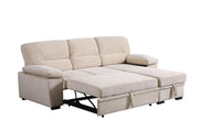 Kipling - Reversible Sleeper Sectional Sofa Chaise - R&R Furniture Gallery (Fountain Valley, CA)