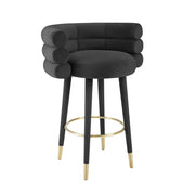 Betty - Velvet Barstool - R&R Furniture Gallery (Fountain Valley, CA)