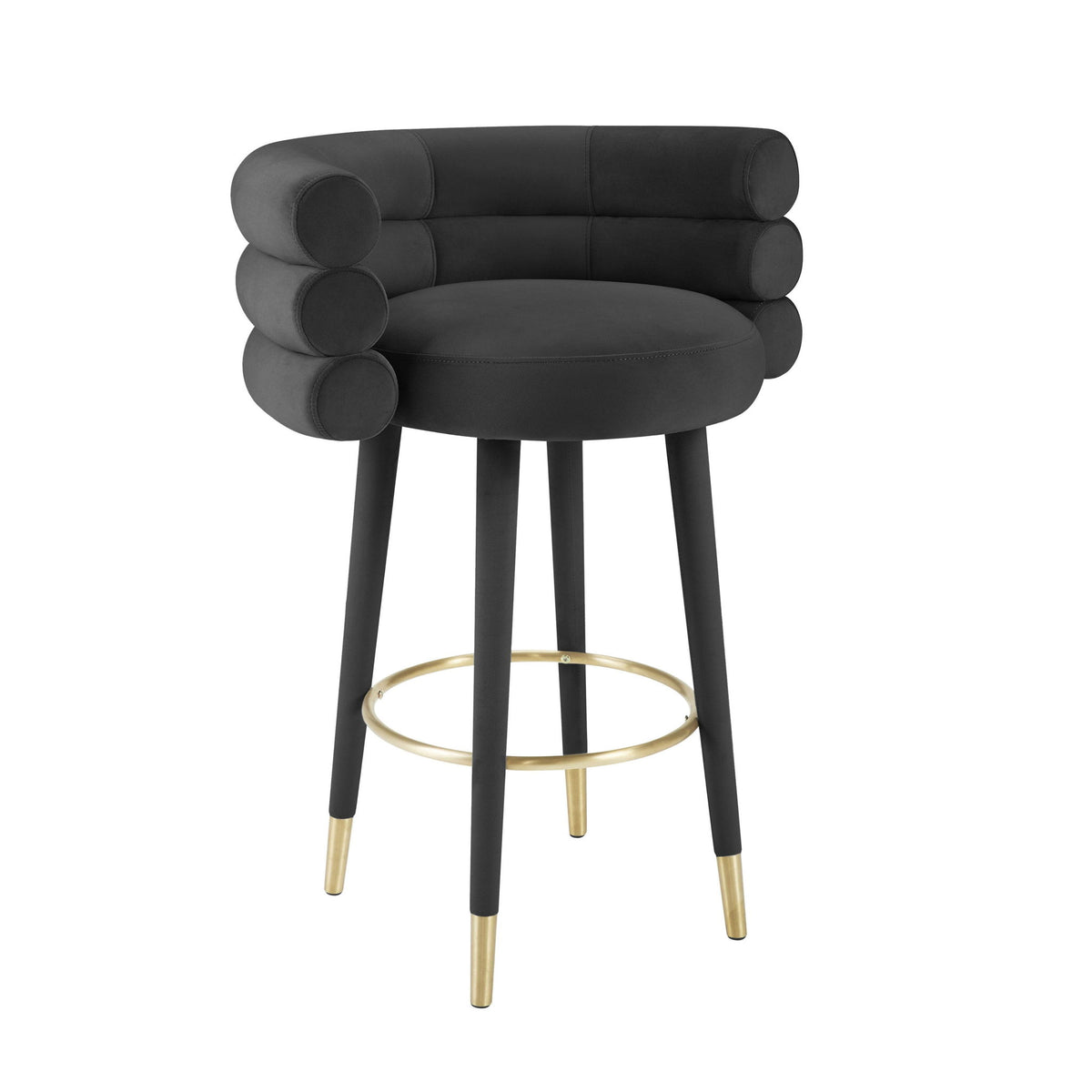 Betty - Velvet Barstool - R&R Furniture Gallery (Fountain Valley, CA)