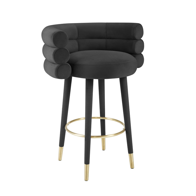 Betty - Velvet Barstool - R&R Furniture Gallery (Fountain Valley, CA)