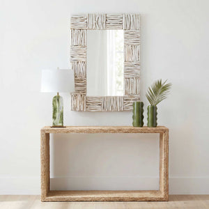 Lathey - Teak Mirror - Woodtone