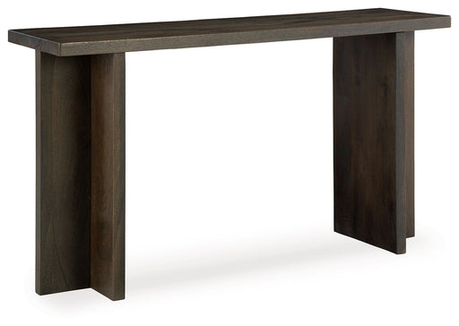 Jalenry - Console Sofa Table - Grayish Brown - R&R Furniture Gallery (Fountain Valley, CA)