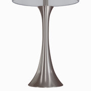 Set of two Lumi Source Lenuxe contemporary semi-gloss table lamps with sleek modern design and cylindrical shades.