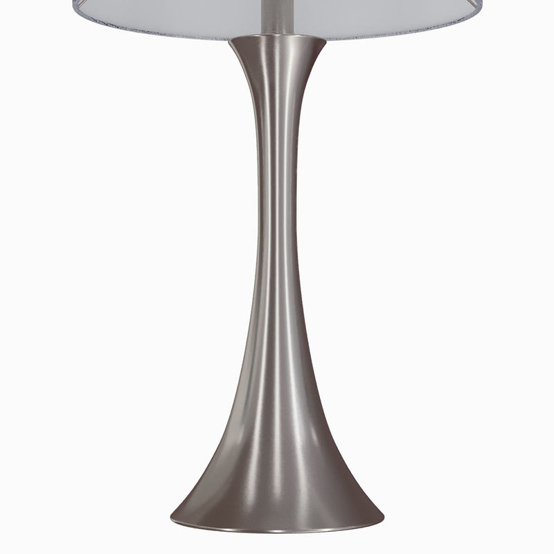 Set of two Lumi Source Lenuxe contemporary semi-gloss table lamps with sleek modern design and cylindrical shades.