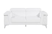 1140 - Top Grain Italian Leather Loveseat - R&R Furniture Gallery (Fountain Valley, CA)