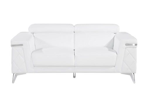 1140 - Top Grain Italian Leather Loveseat - R&R Furniture Gallery (Fountain Valley, CA)