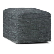 Fredrik - Handcrafted Square Pouf - R&R Furniture Gallery (Fountain Valley, CA)