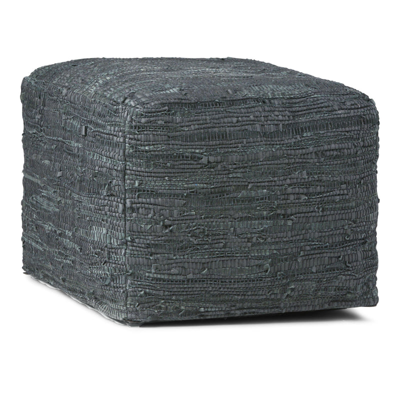 Fredrik - Handcrafted Square Pouf - R&R Furniture Gallery (Fountain Valley, CA)