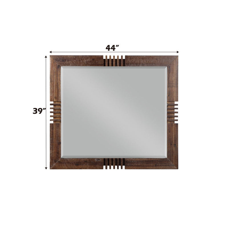 Andria - Mirror - Reclaimed Oak - R&R Furniture Gallery (Fountain Valley, CA)
