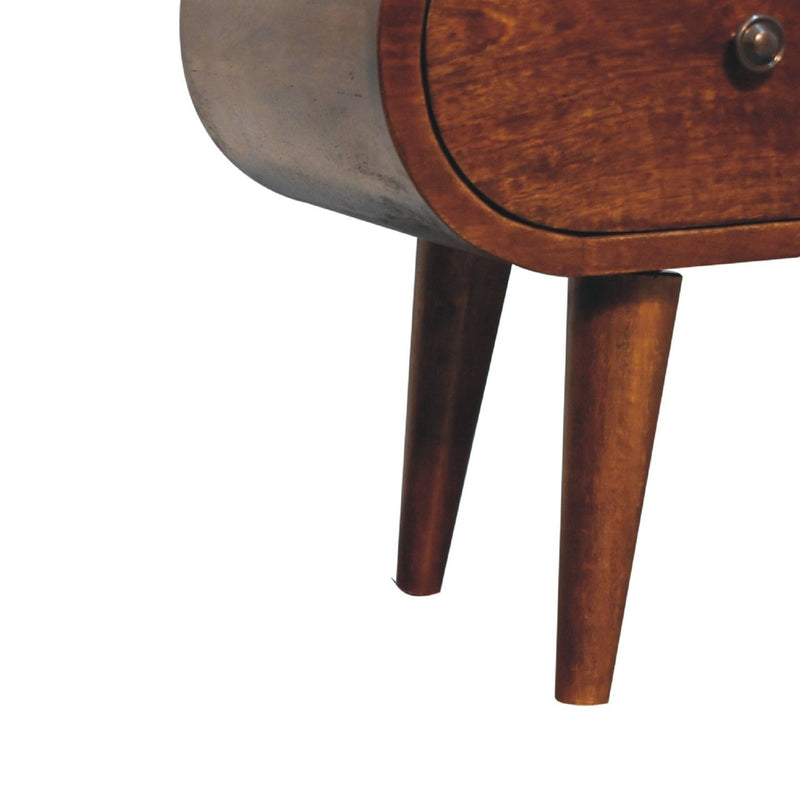 Solid Wood Circular TV Unit - R&R Furniture Gallery (Fountain Valley, CA)