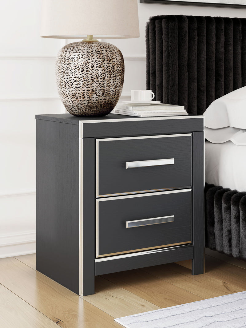 Zuraleus - Two Drawer Night Stand - R&R Furniture Gallery (Fountain Valley, CA)