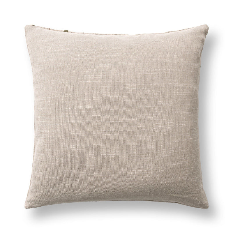 TD Katia 20" x 20" Pillow - Natural / Olive Green - R&R Furniture Gallery (Fountain Valley, CA)