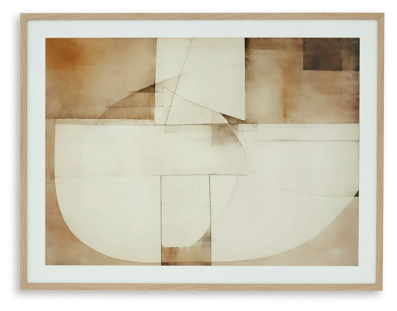 Corlain - Wall Art - Brown / Tan / White - R&R Furniture Gallery (Fountain Valley, CA)