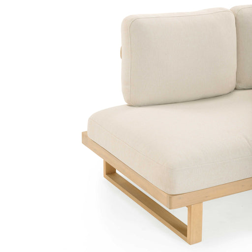 Evan - Outdoor L-Sectional - Cream - R&R Furniture Gallery (Fountain Valley, CA)