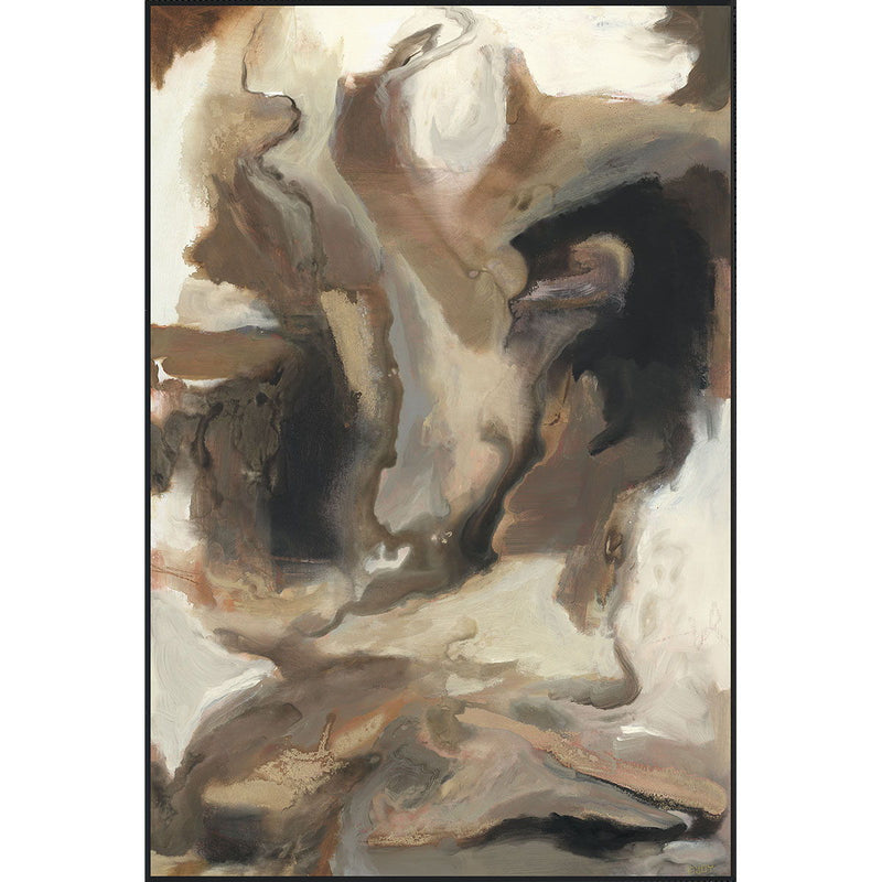 Volcanic - 48" x 72" Painting By Buddy Whitlock - Black - R&R Furniture Gallery (Fountain Valley, CA)