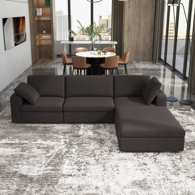 Cecilia - Modular Corner Sectional Modern Sofa - R&R Furniture Gallery (Fountain Valley, CA)