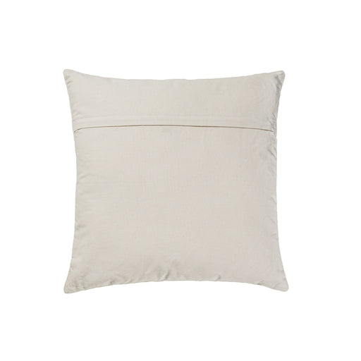 Tabitha - 20" Square Embroidered Throw Pillow - (Cover) - Cream - R&R Furniture Gallery (Fountain Valley, CA)