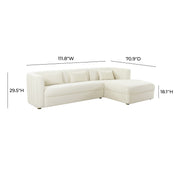 Callie - Velvet Sectional - RAF - R&R Furniture Gallery (Fountain Valley, CA)