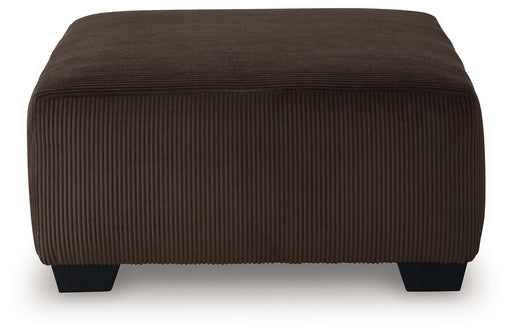 Kimlee - Oversized Accent Ottoman - Chocolate - R&R Furniture Gallery (Fountain Valley, CA)