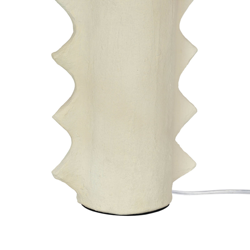 Wild Thing - Papier Mache Table Lamp - Beige - R&R Furniture Gallery (Fountain Valley, CA)
