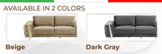 1051 - Contemporary Velvet Sofa - R&R Furniture Gallery (Fountain Valley, CA)