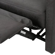 Alma - Contemporary Upholstered Loveseat Recliner - Slate - R&R Furniture Gallery (Fountain Valley, CA)