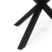 Outdoor Dining Table - Teak / Black - R&R Furniture Gallery (Fountain Valley, CA)