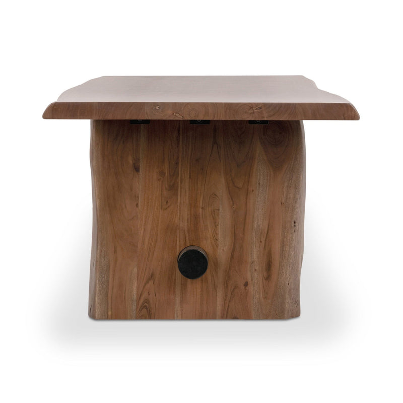 Brinton - 80" Dining Table - Acorn Brown - R&R Furniture Gallery (Fountain Valley, CA)
