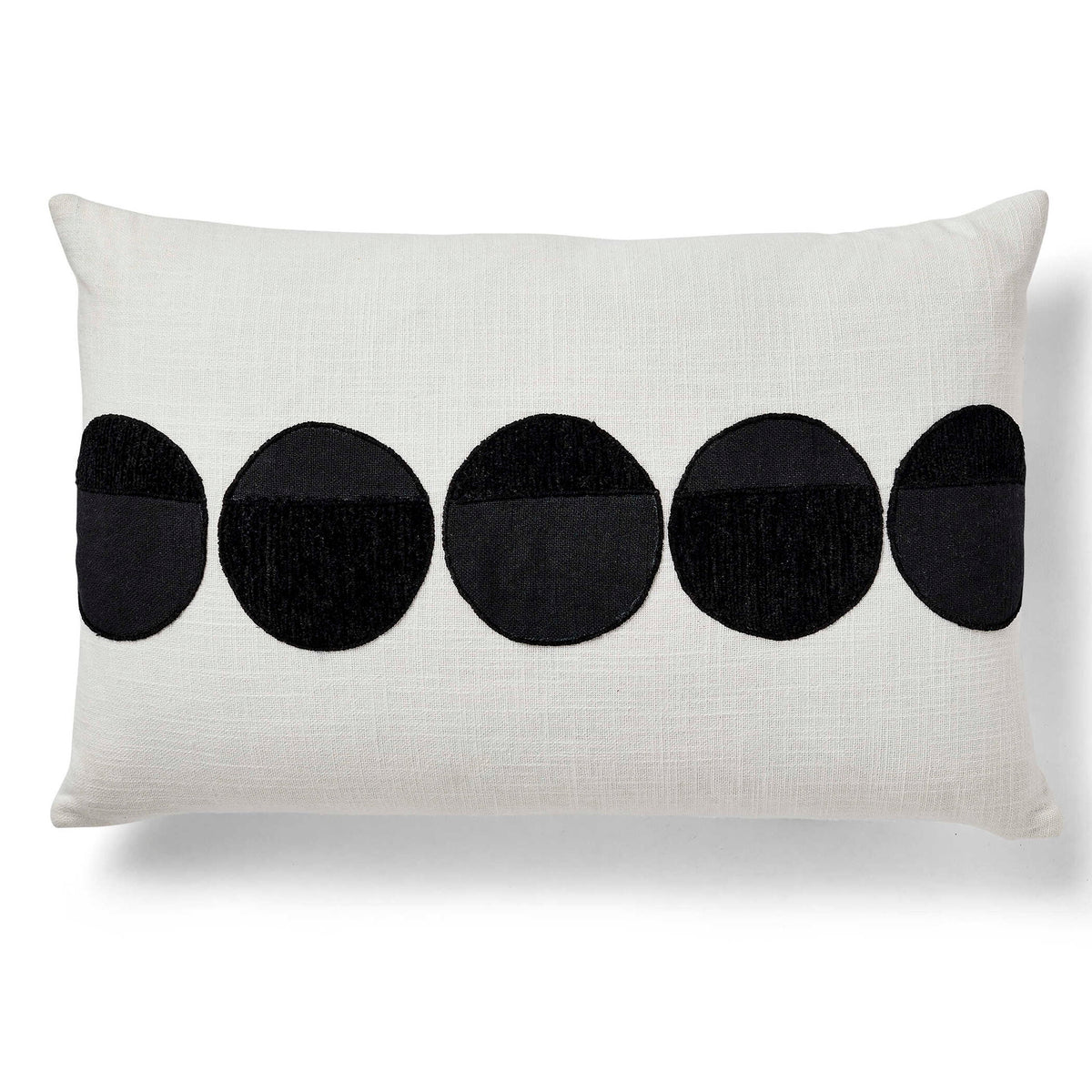 Spot On - Pillow - Black / White