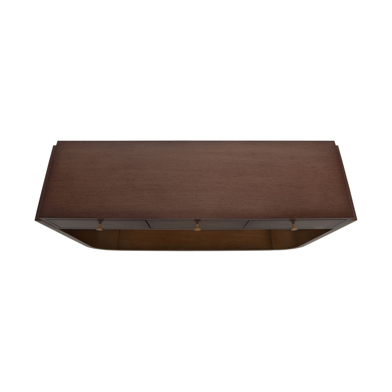 Console Table With 3 Drawers, Display Shelf
