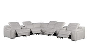 1116 - Power Reclining Italian Leather Sectional - R&R Furniture Gallery (Fountain Valley, CA)